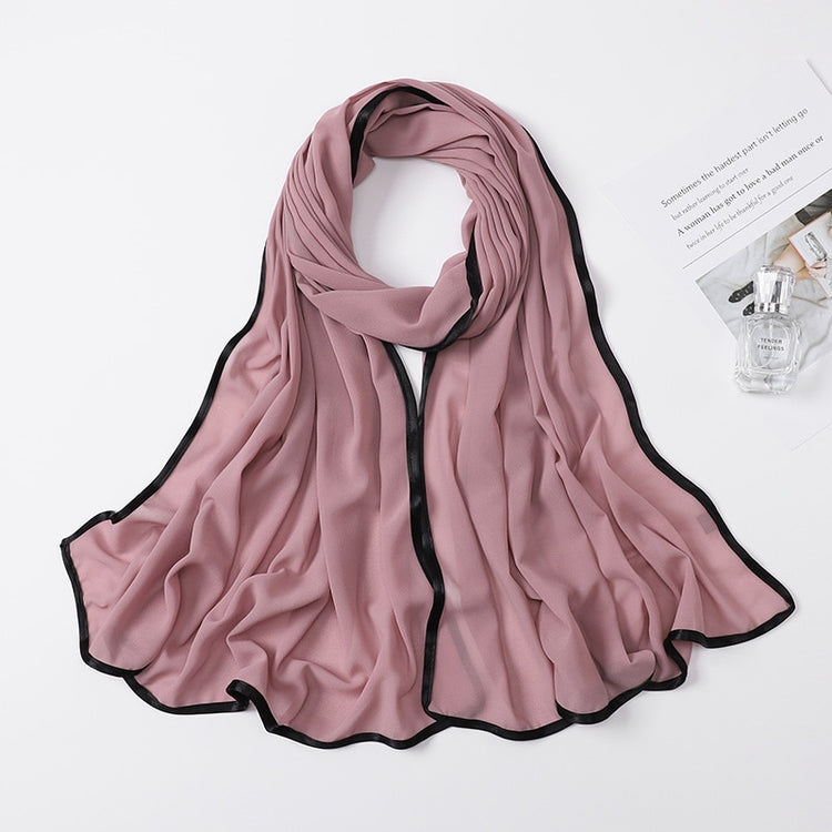 Contrast Trim Hijab