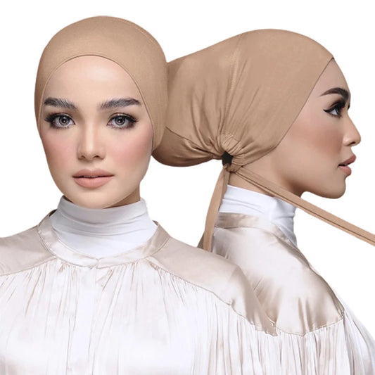Tie Up Hijab Cap
