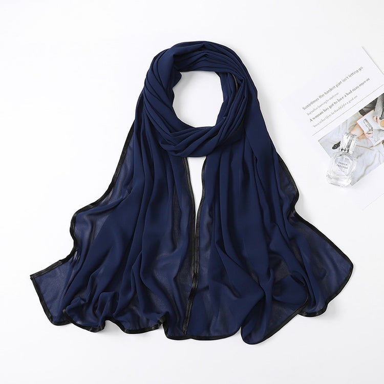 Contrast Trim Hijab