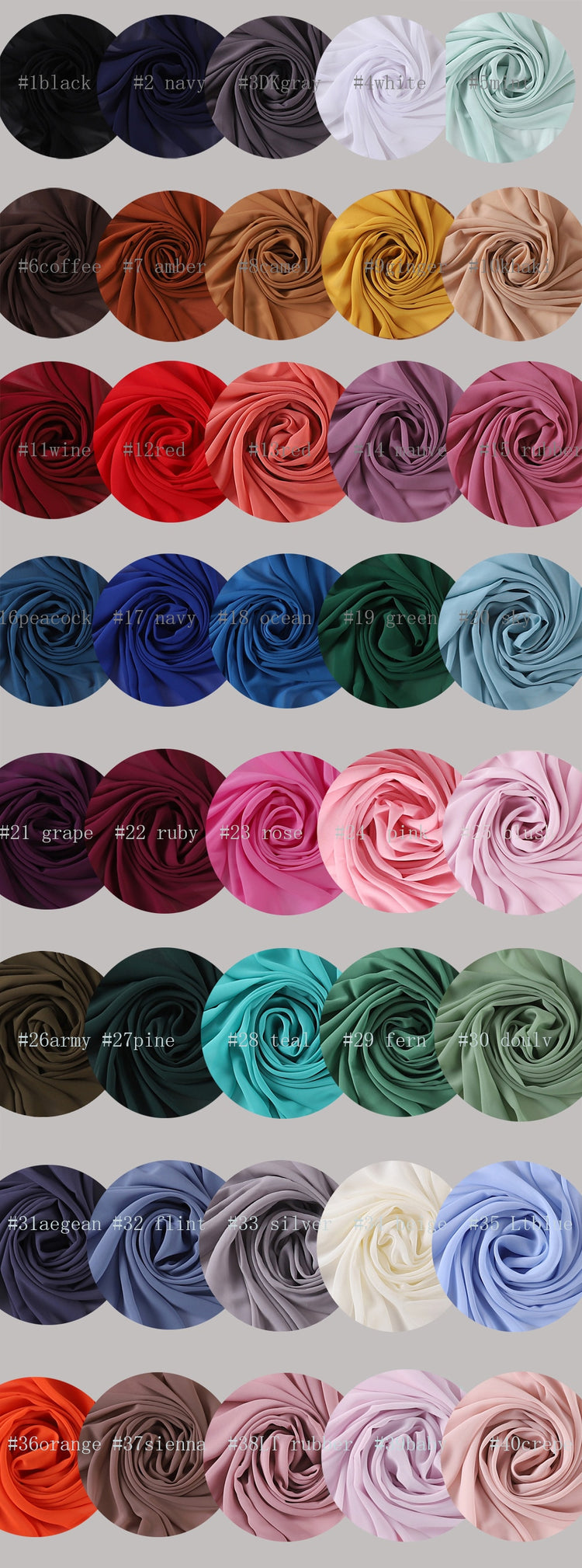 Square Chiffon Hijab