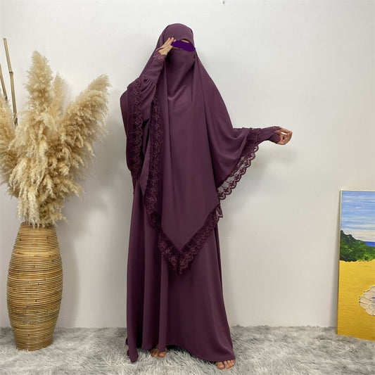 Lace Jilbab Set