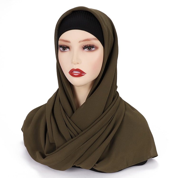 Square Chiffon Hijab