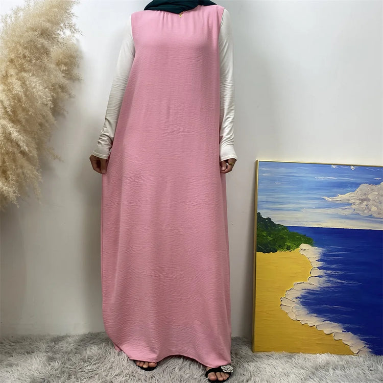 Contrast Abaya Set