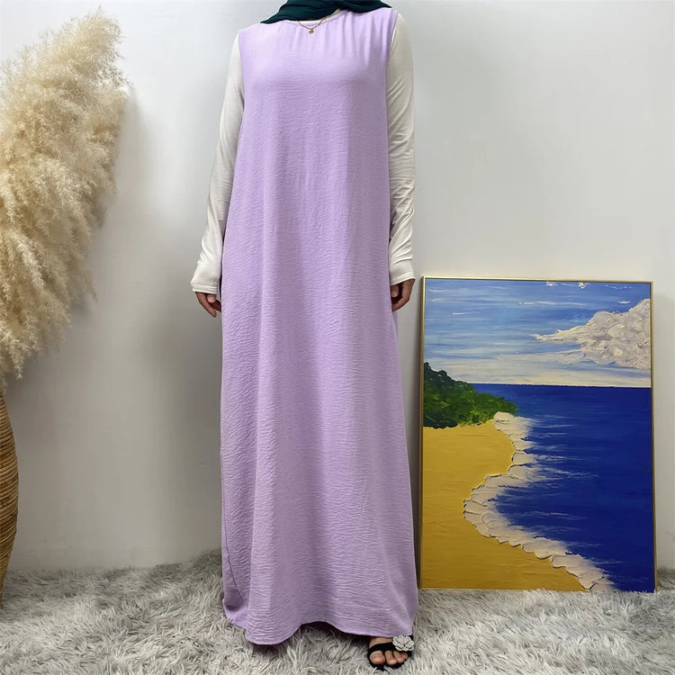 Contrast Abaya Set