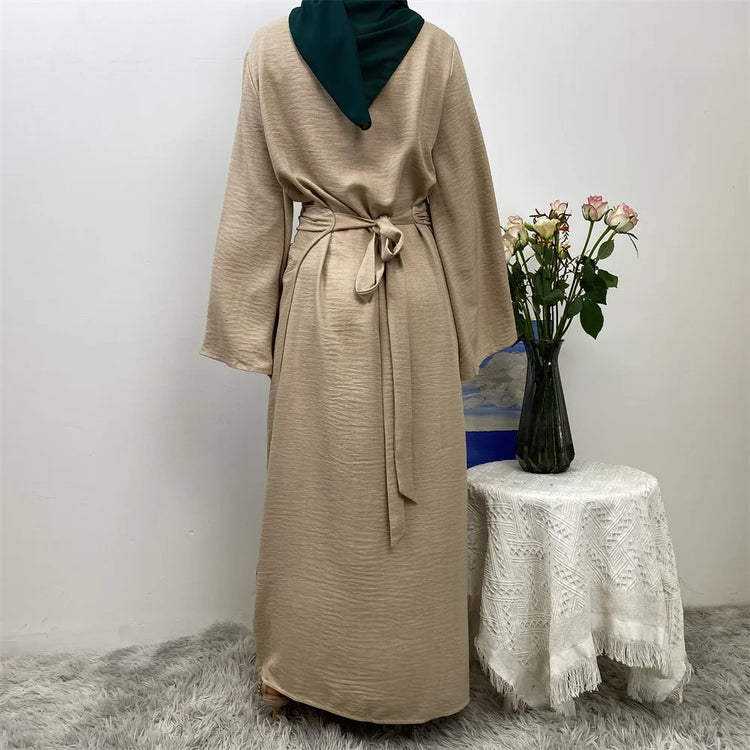 Wrap Linen Dress