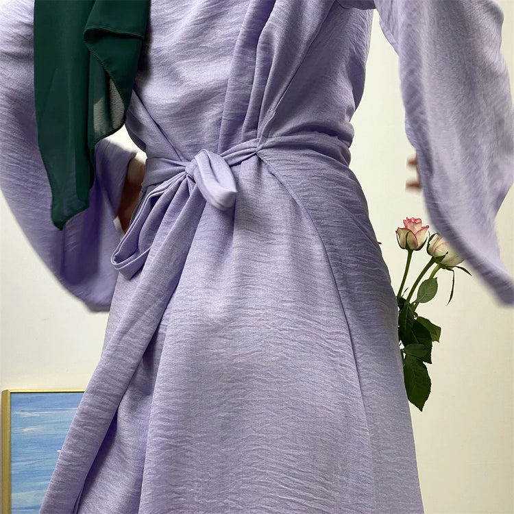 Wrap Linen Dress