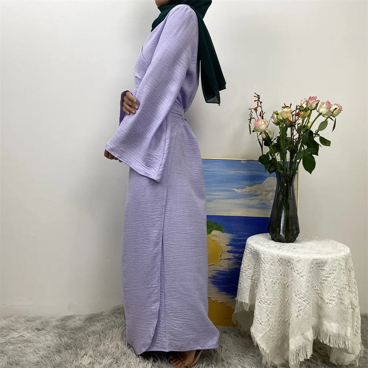 Wrap Linen Dress