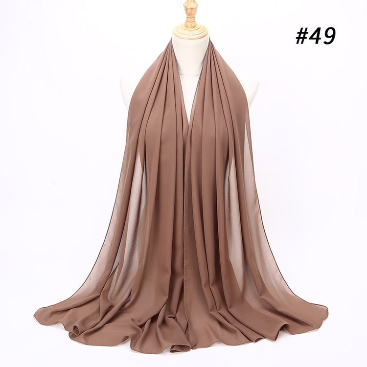 Plain Chiffon Hijab