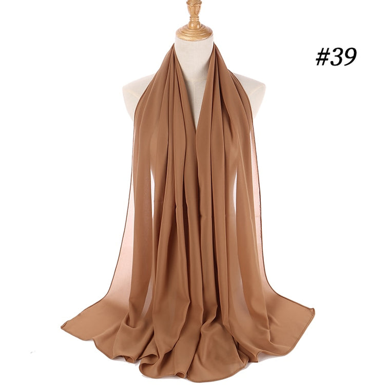 Plain Chiffon Hijab