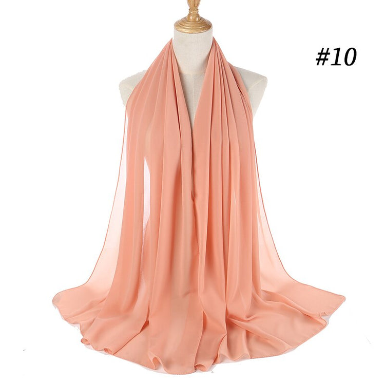 Plain Chiffon Hijab