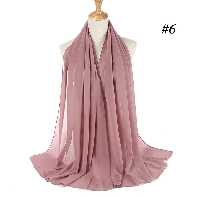 Plain Chiffon Hijab