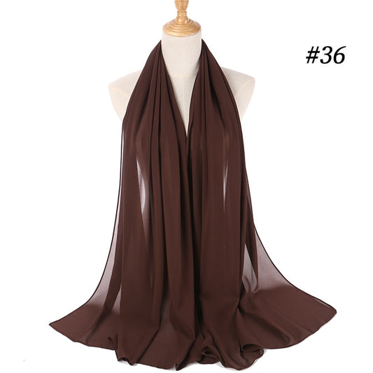 Plain Chiffon Hijab