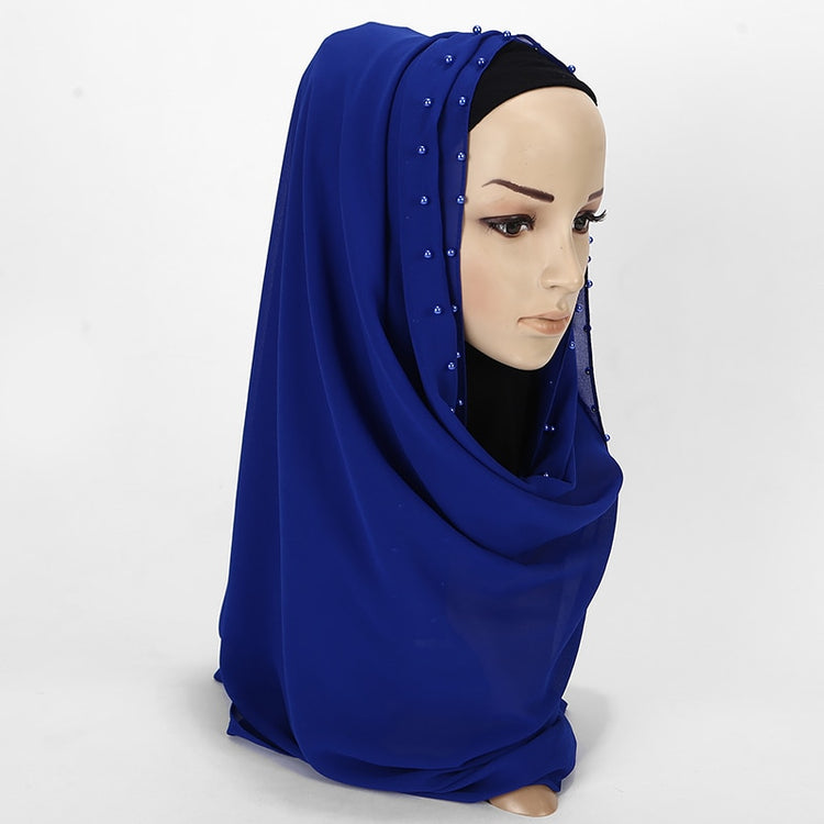 Pearl Chiffon Hijab