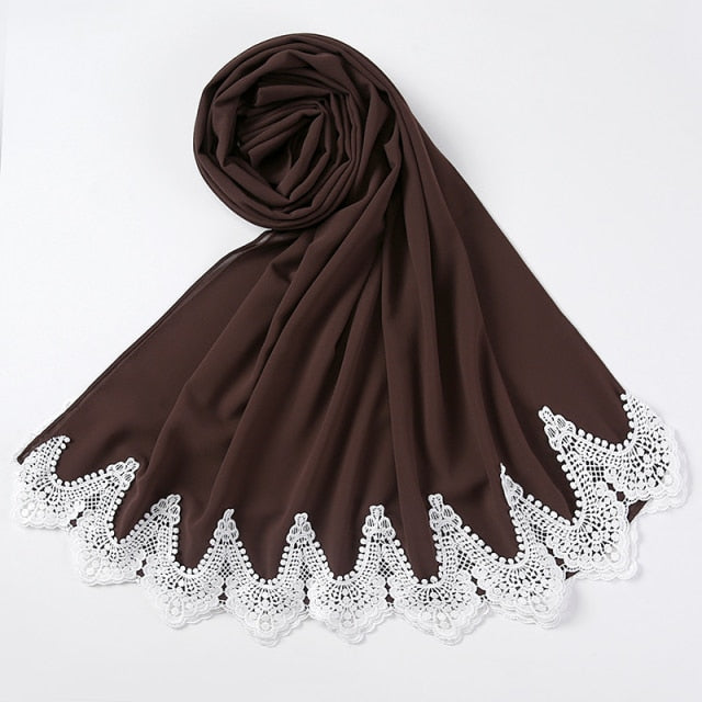 Chiffon & Lace Hijab