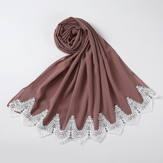 Chiffon & Lace Hijab