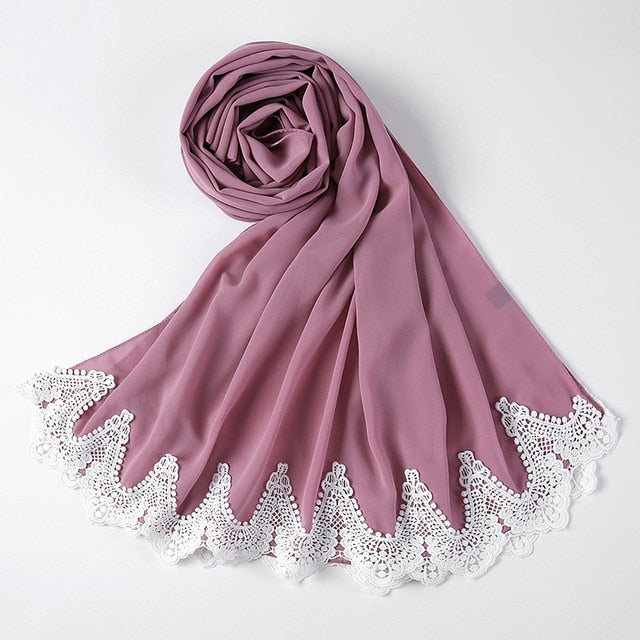 Chiffon & Lace Hijab