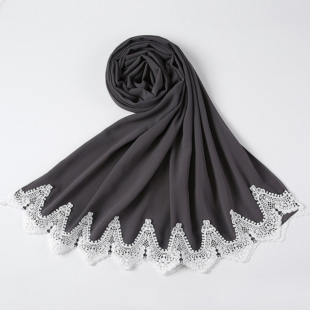 Chiffon & Lace Hijab