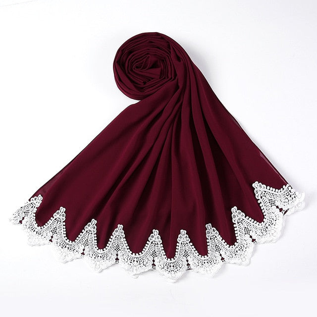 Chiffon & Lace Hijab