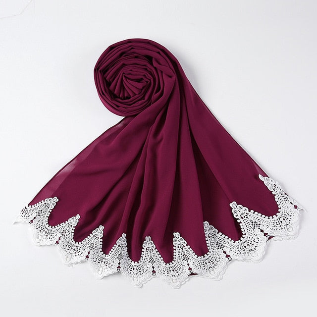 Chiffon & Lace Hijab