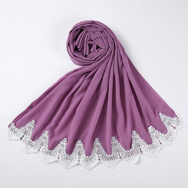 Chiffon & Lace Hijab