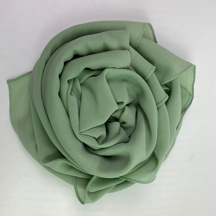 Crinkled Chiffon Hijab