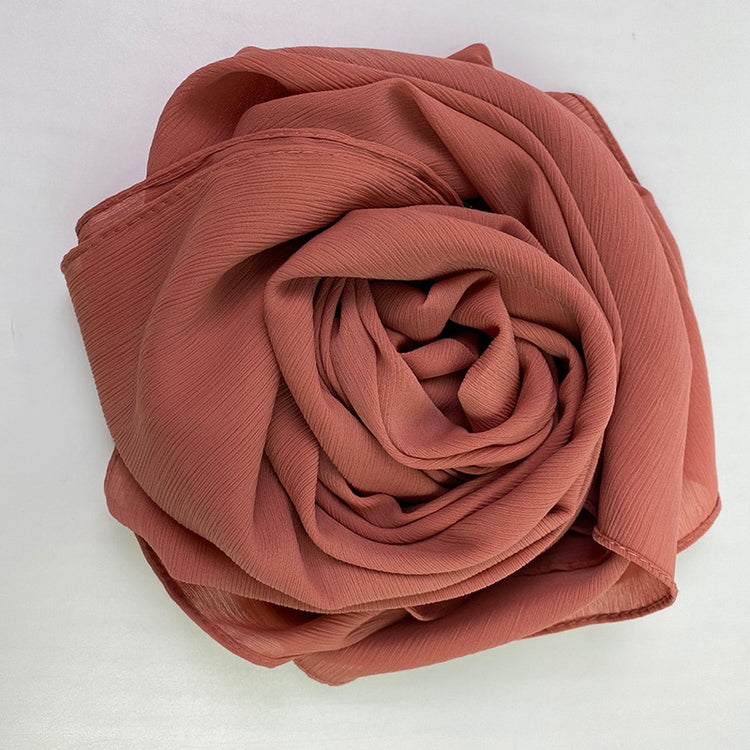 Crinkled Chiffon Hijab