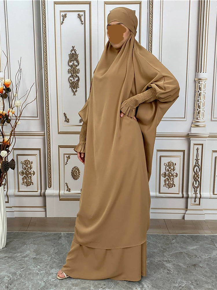 Ruched Jilbab Set