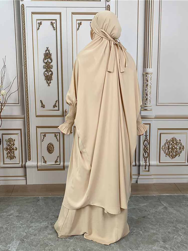 Ruched Jilbab Set