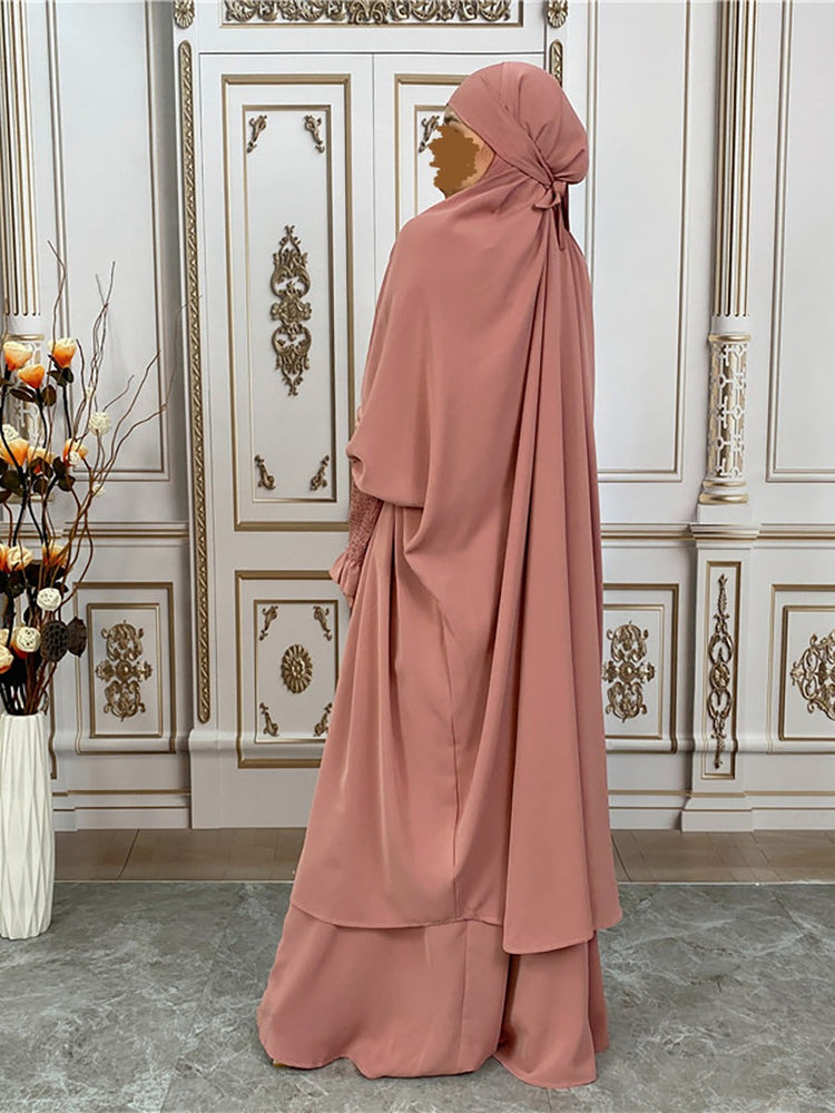 Ruched Jilbab Set