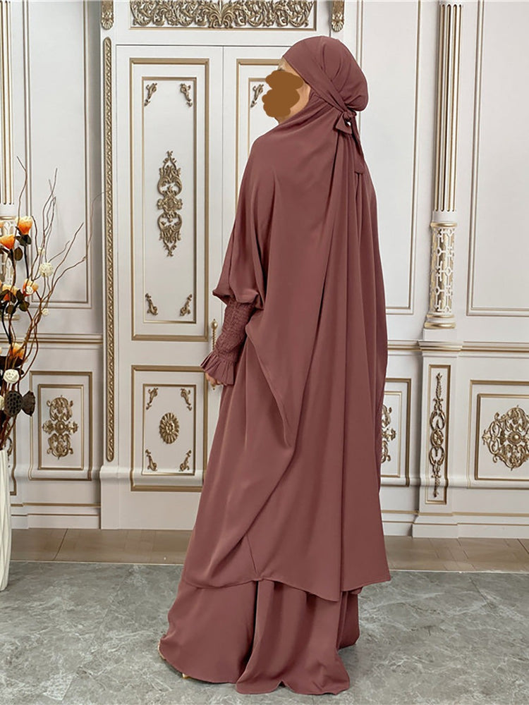 Ruched Jilbab Set